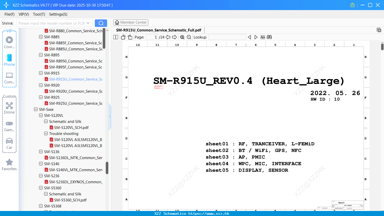 Samsung SM-R915U_Common_Service_Schematic_Full